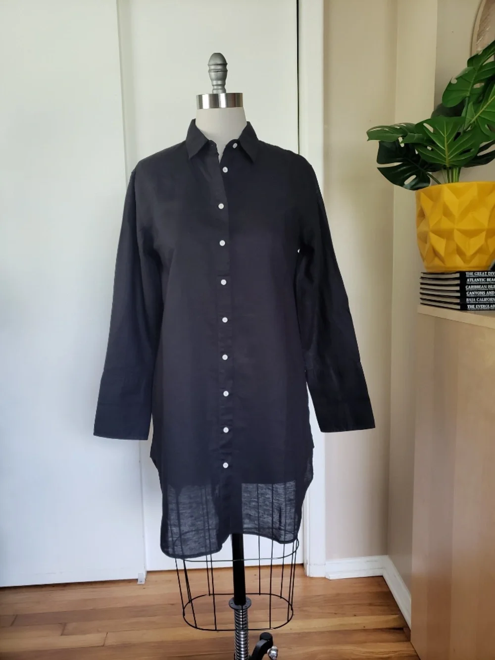 J.Crew Linen Shirt Dress Size Small NEW